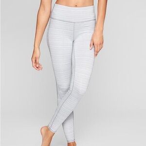 ATHLETA High Rise Jacquard Chaturanga Leggings